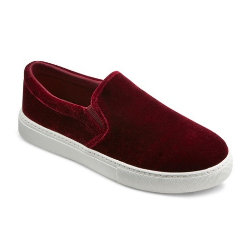 Size 10 Red Velvet Sneakers Mossimo Supply